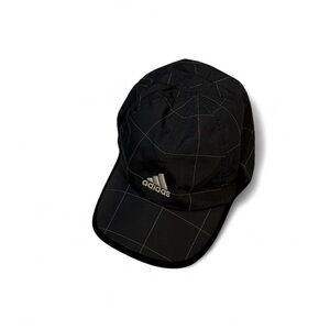 Adidas Black and White Grid Cap